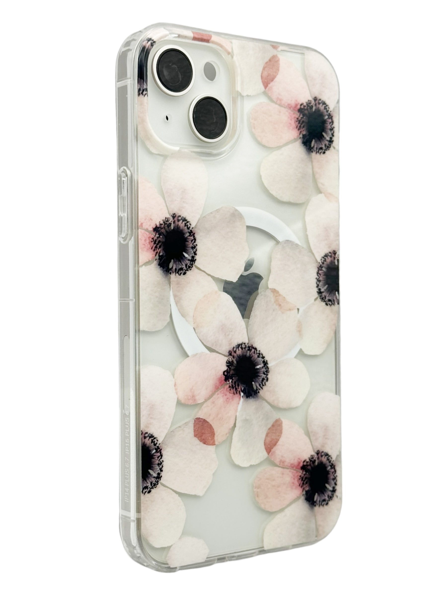 Funda para iPhone 15 normal (6.1) con Magsafe diseño Flores Rosas