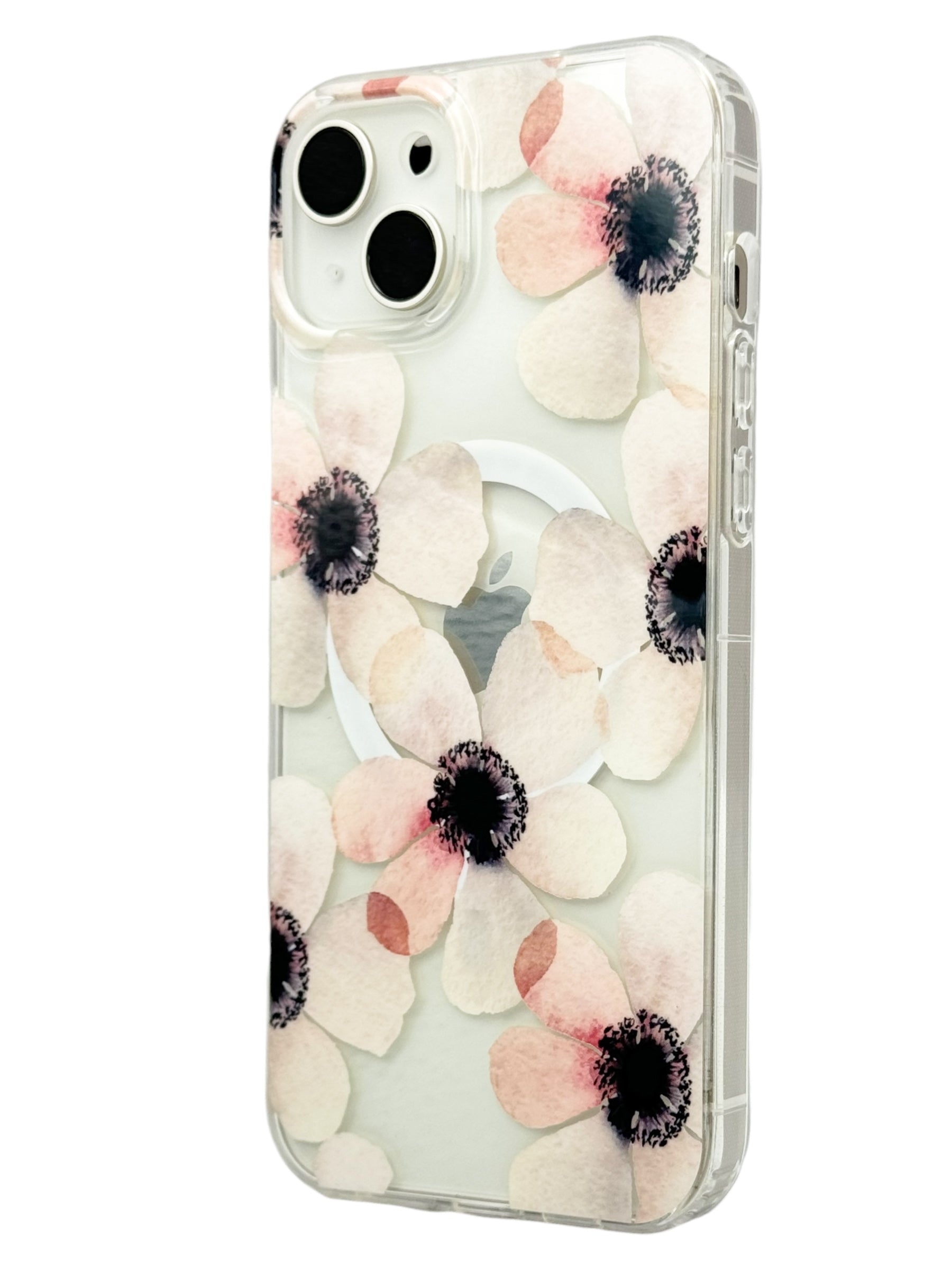 Funda para iPhone 15 normal (6.1) con Magsafe diseño Flores Rosas